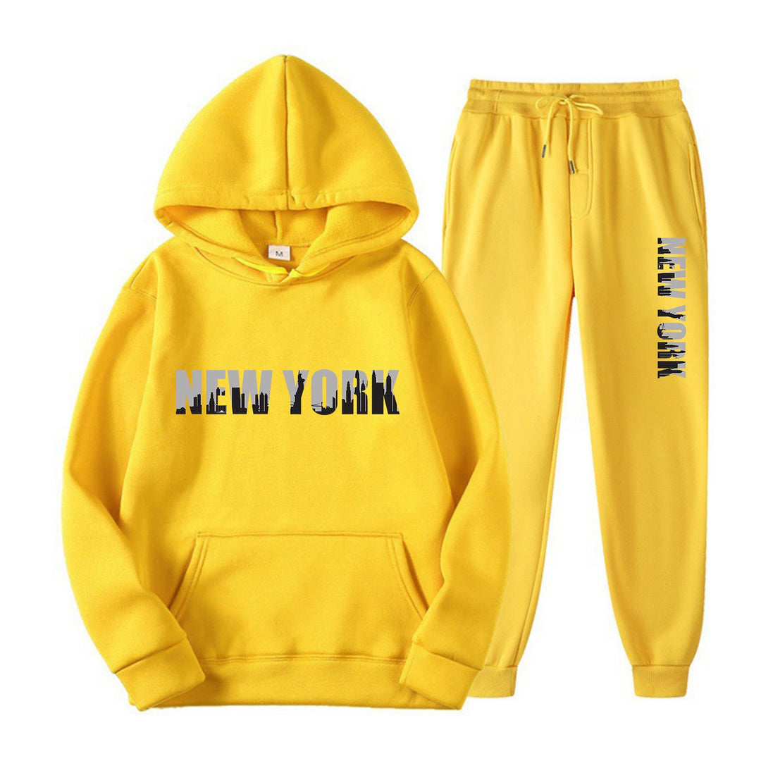 Women's sporty tracksuit with stylized New York print Lisslune