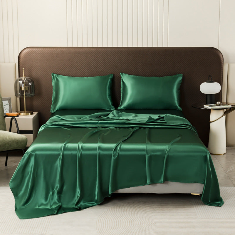 Lisslune | Cooling Silky Satin Bed Sheet