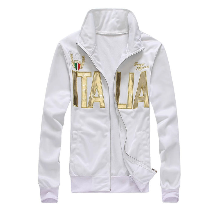 Men's Sporty Tracksuit with Shiny Accents Lisslune