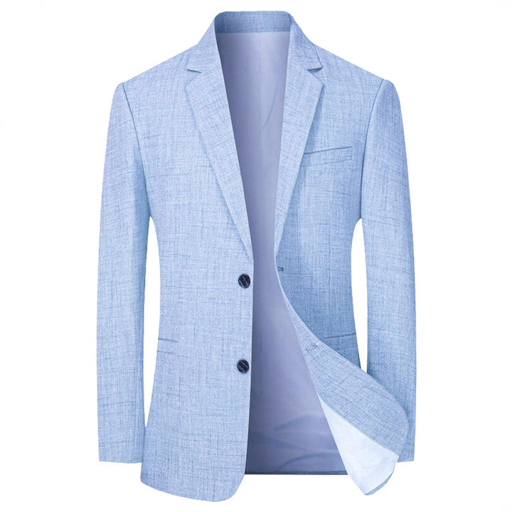 Men's modern slim-fit blazer with textured surface Lisslune