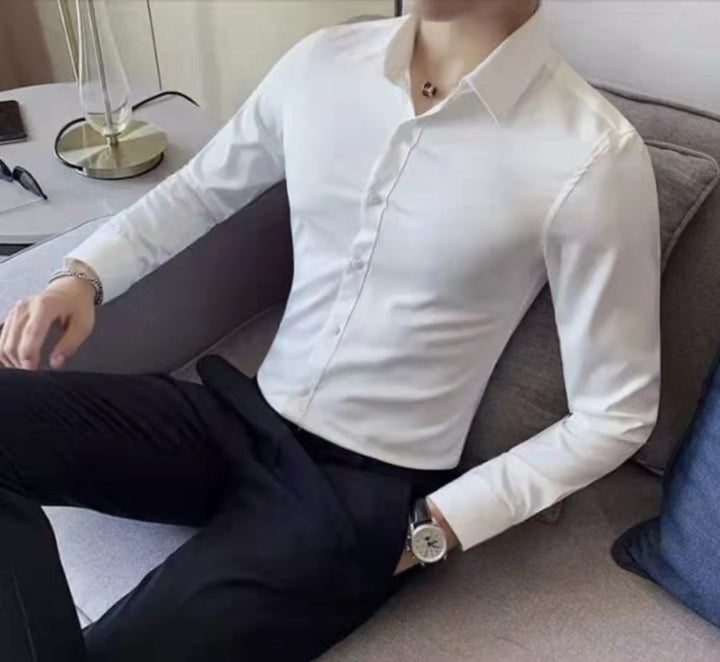 Men's Flexible Long Sleeve Shirt with Breathable Technology Lisslune