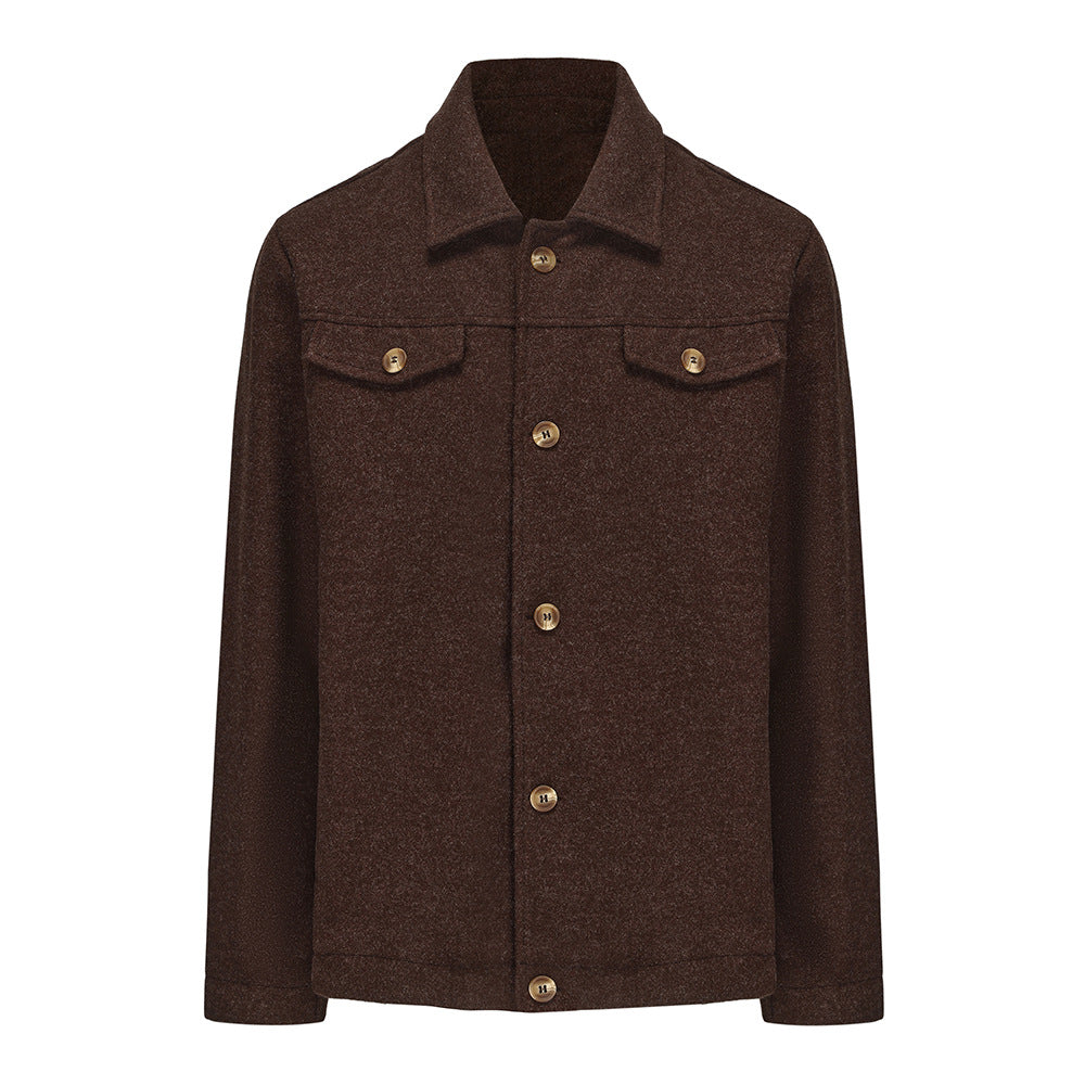 Men's casual fleece jacket with textured inner lining Lisslune