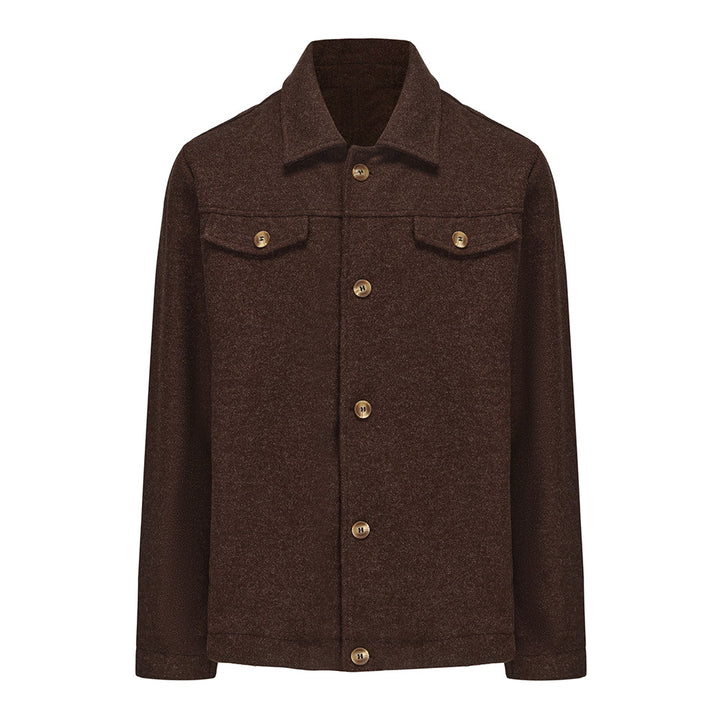 Men's casual fleece jacket with textured inner lining Lisslune