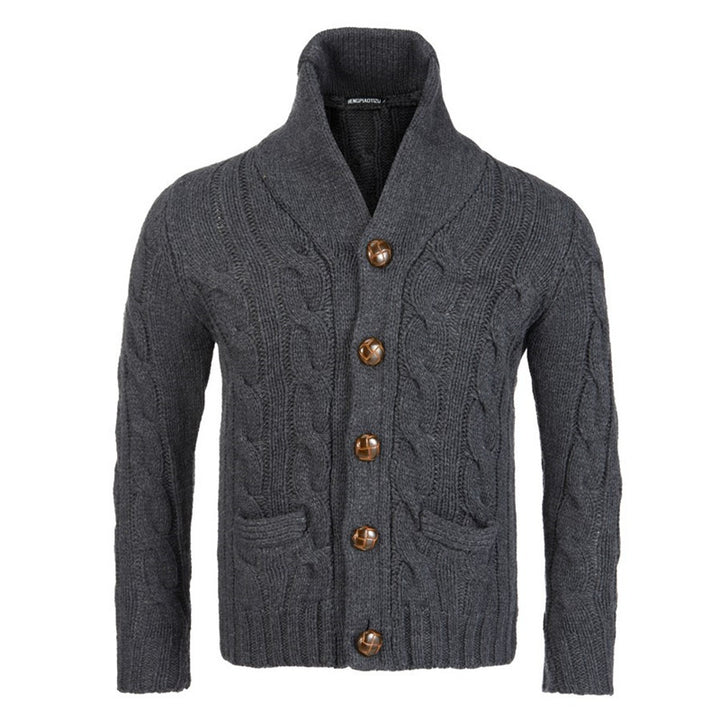 Men's Elegant Knit Cardigan Lisslune
