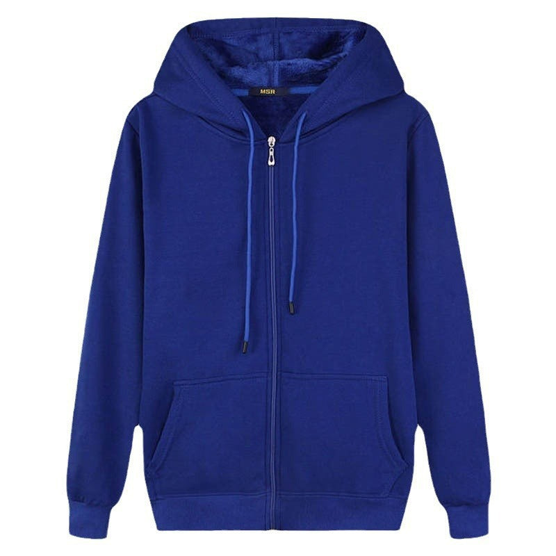 Women's hooded jacket with full zip and practical side pockets Lisslune