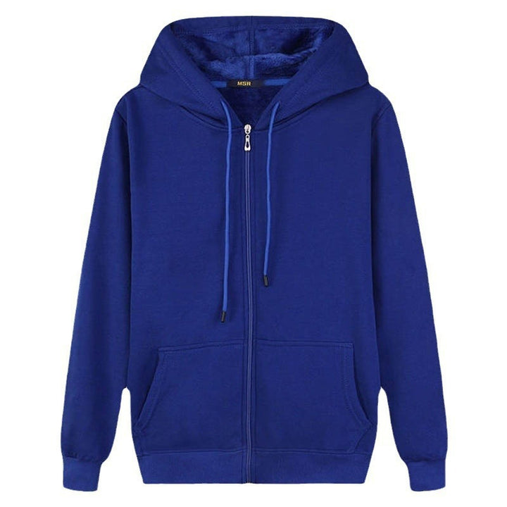 Women's hooded jacket with full zip and practical side pockets Lisslune
