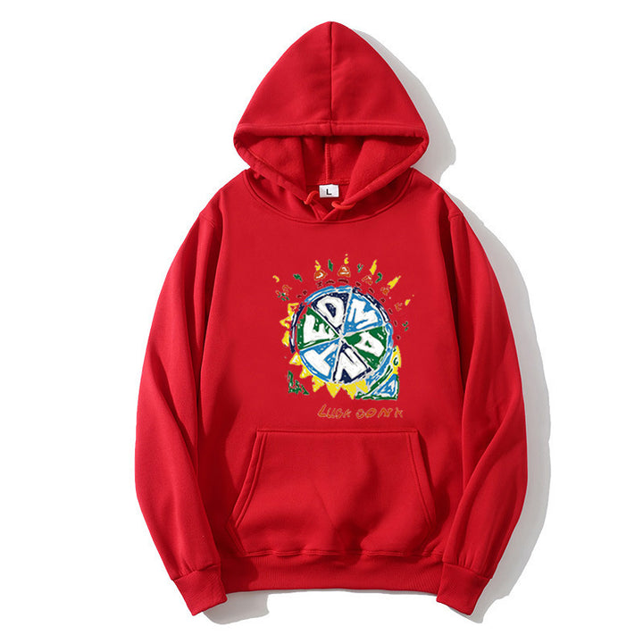 Women's hoodie with creative graphic print Lisslune