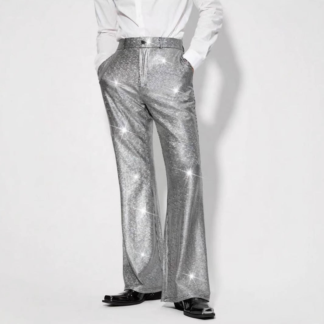 Men's Sparkling Party Pants in Elegant Cut Lisslune