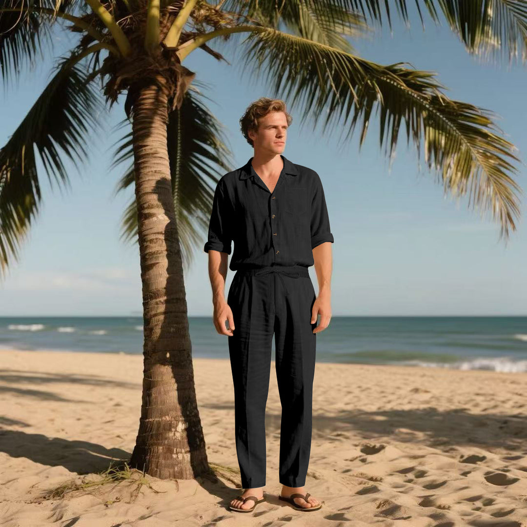 Men's elegant shirt and casual pants set Lisslune