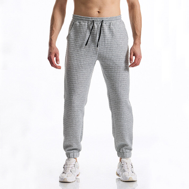 Men's jogging pants with textured surface Lisslune