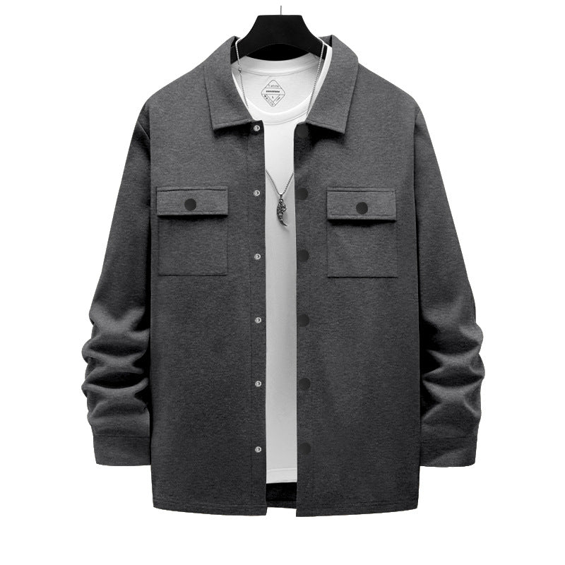 Men's fashionable shirt jacket with practical pockets and innovative comfort Lisslune