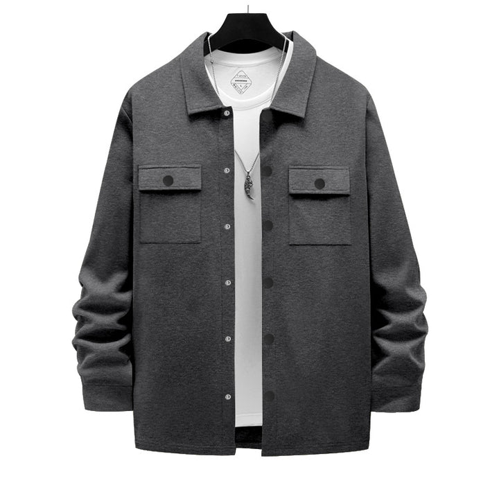 Men's fashionable shirt jacket with practical pockets and innovative comfort Lisslune