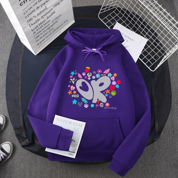 Women's Hoodie with Creative Graphic Design Lisslune