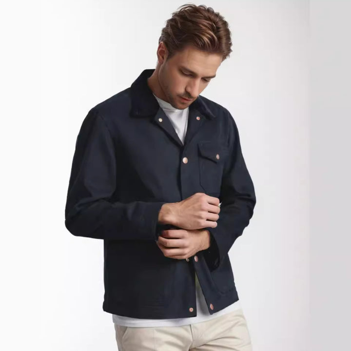 Men's timeless jacket with textured design Lisslune