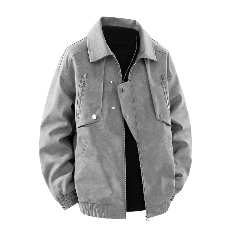 Men's Quilted Jacket with Practical Zip Pockets Lisslune