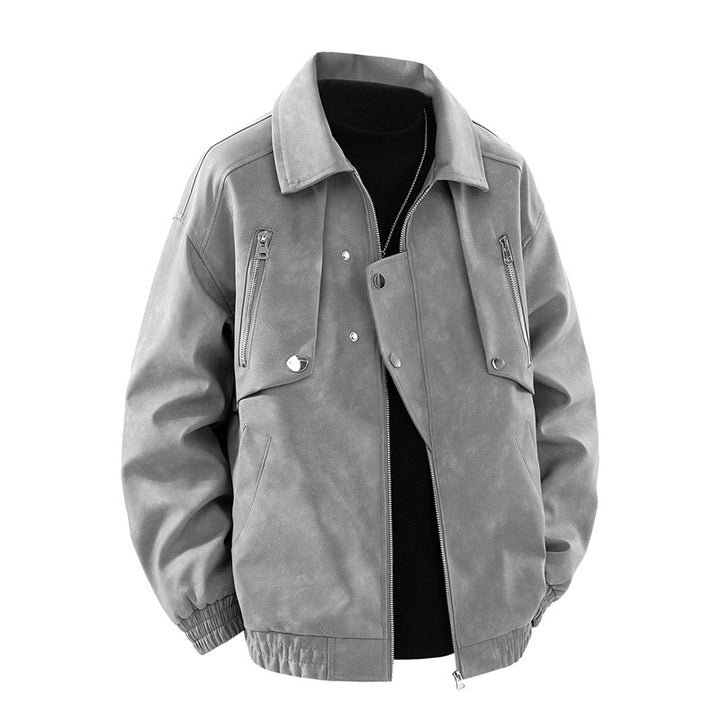 Men's Quilted Jacket with Practical Zip Pockets Lisslune