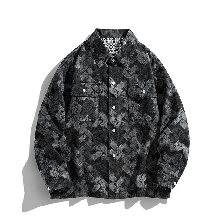 Men's Casual Denim Jacket Lisslune