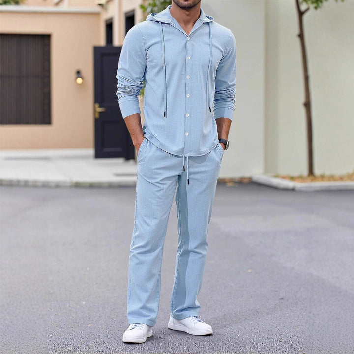 Men's sport top with full zip and lightweight joggers Lisslune