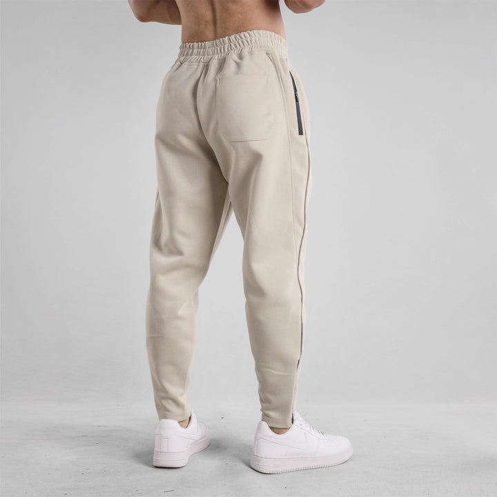 Men's sporty jogging pants with elastic waistband and side zip pockets Lisslune