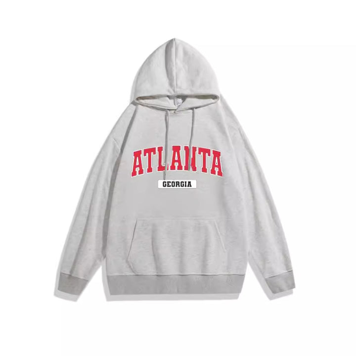 Women's hoodie with stylish Atlanta print Lisslune