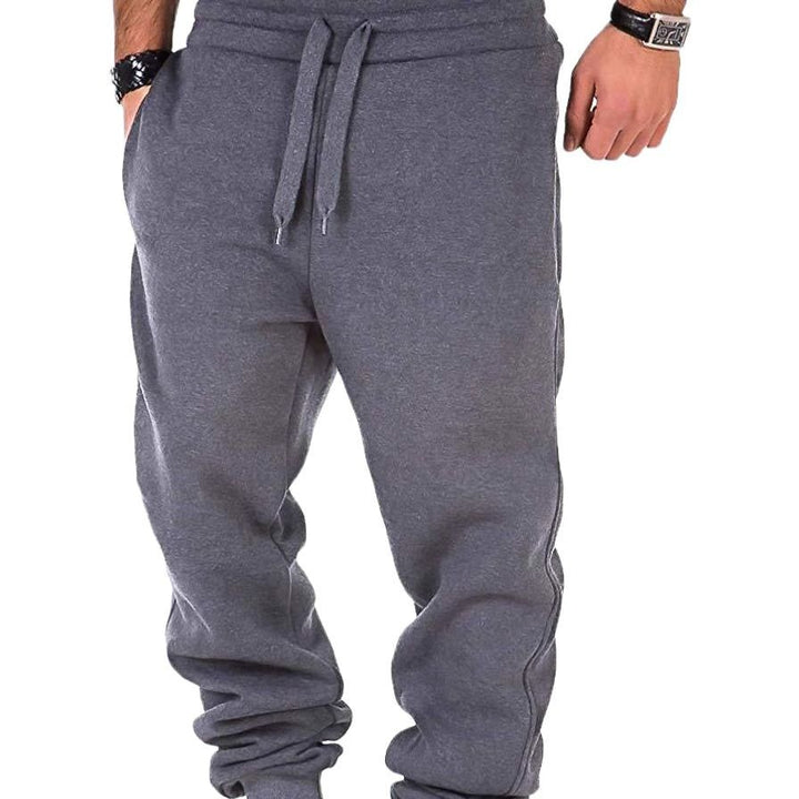 Men's Comfortable Sweatpants with Modern Cut and Elastic Waistband Lisslune