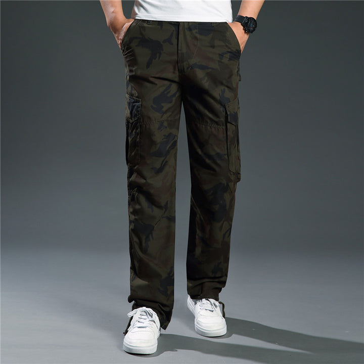 Men's robust cargo pants with multiple pockets Lisslune