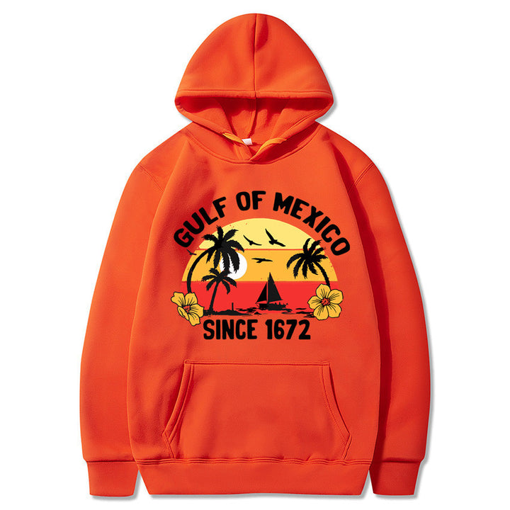 Women's hoodie with creative beach motif and high-quality fabric Lisslune