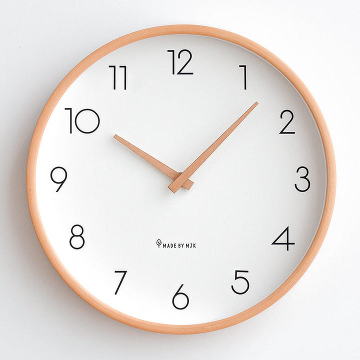 Lisslune | Nordic Minimalist Wood Silent Wall Clock