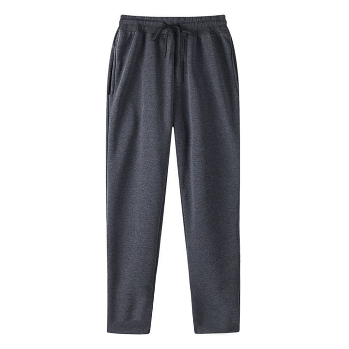 Men's sporty casual pants with elastic waistband and practical side pockets Lisslune