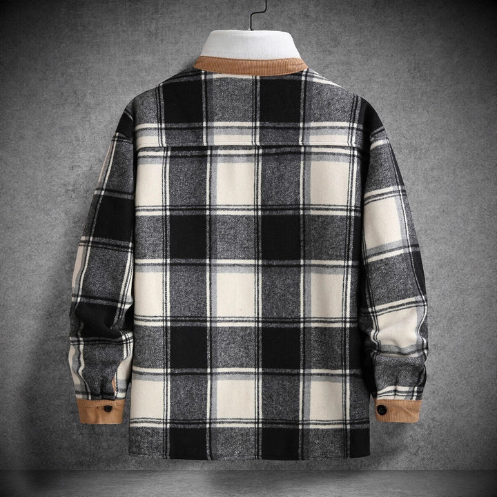 Men's Check Flannel Shirt Lisslune