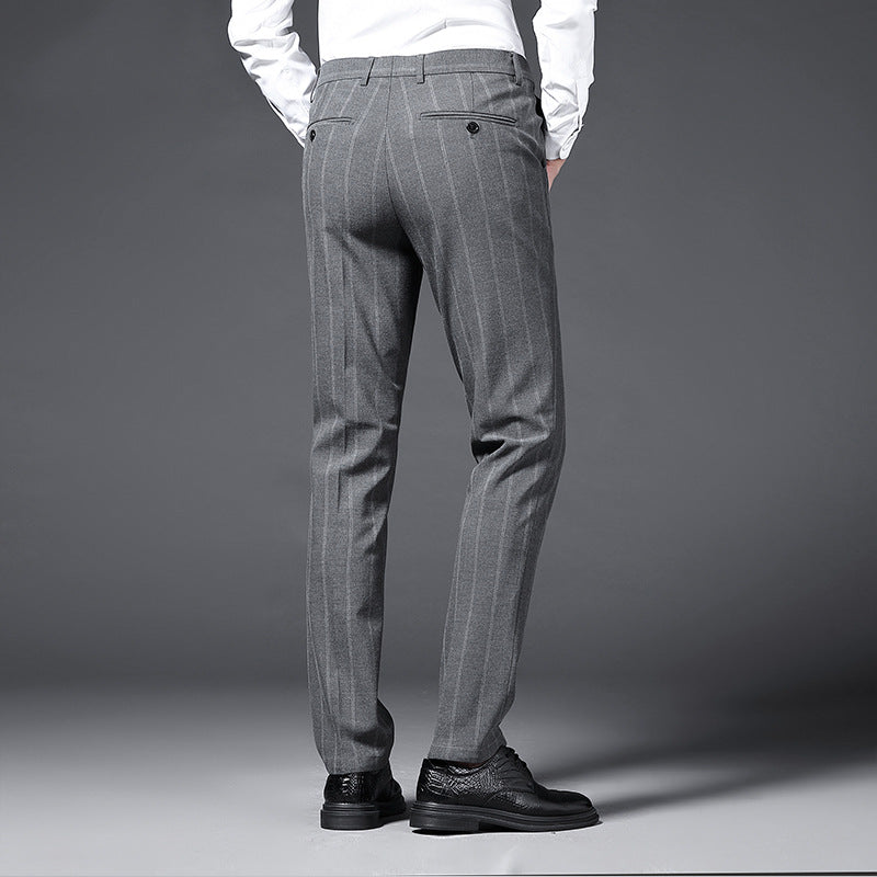 Men's elegant striped suit pants Lisslune