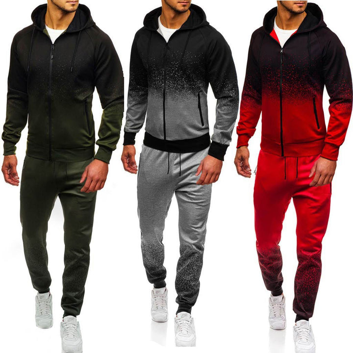 Men's tracksuit with modern gradient and comfortable material Lisslune