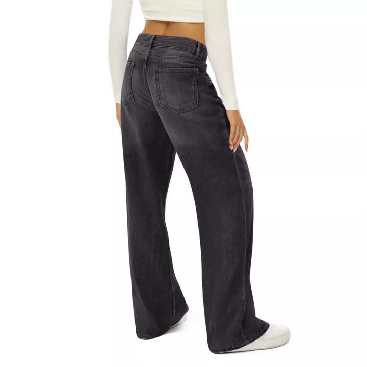 Women Casual Loose Jeans in Urban Style Lisslune