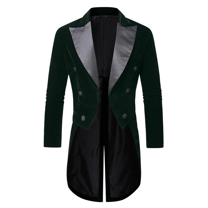 Men's elegant velvet blazer with shimmering lapels Lisslune
