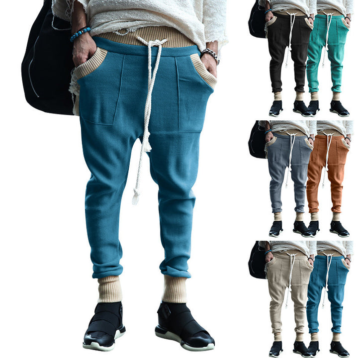 Men's sporty jogging pants with comfortable side pockets and elastic waistband Lisslune