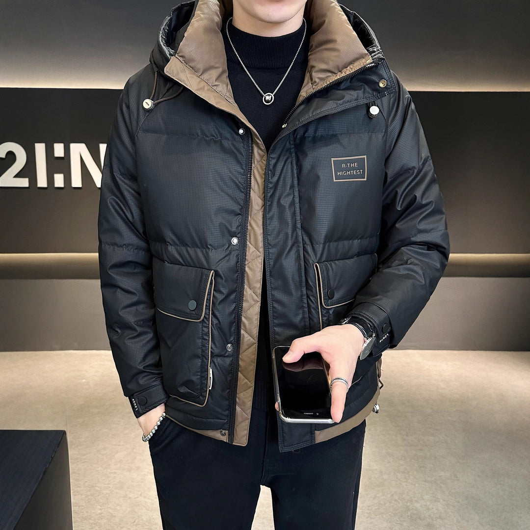 Men's Functional Jacket with Insulating Filling and Practical Pockets Lisslune