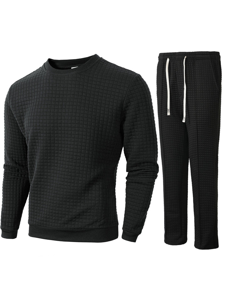 Men's cozy sweatshirt and jogger set Lisslune