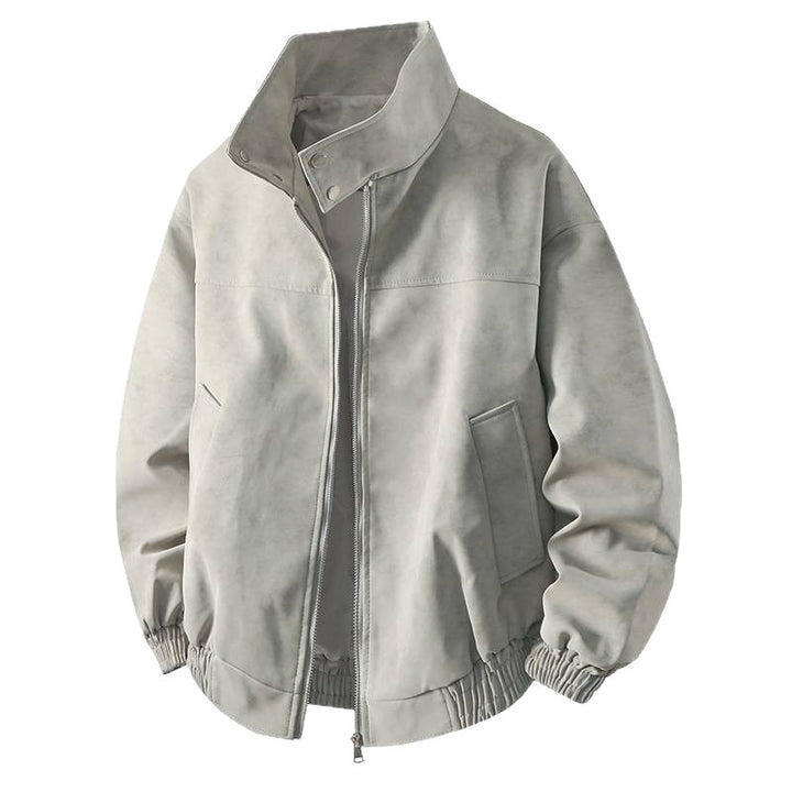 Men's fashionable transitional jacket with high collar and revitalizing inner lining Lisslune