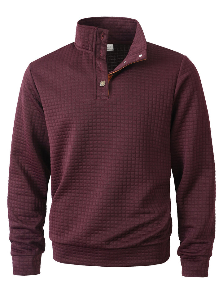 Men's stylish sweater with fashionable stand-up collar Lisslune