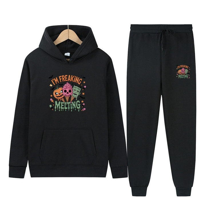Women’s hoodie set with creative Halloween motifs Lisslune