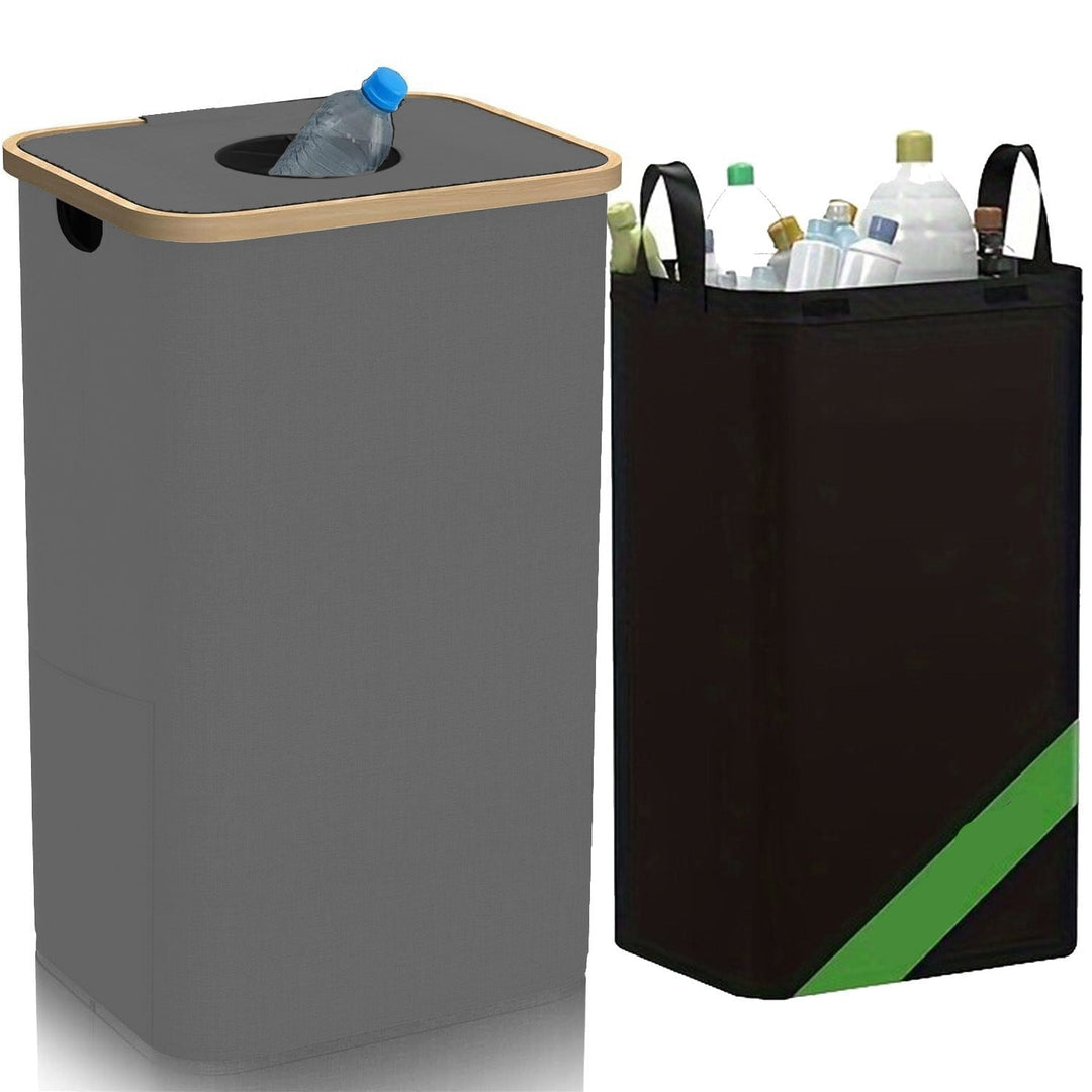 Lisslune | 2in1 Foldable Storage Bag for Plastic Waste or Deposit Bottles