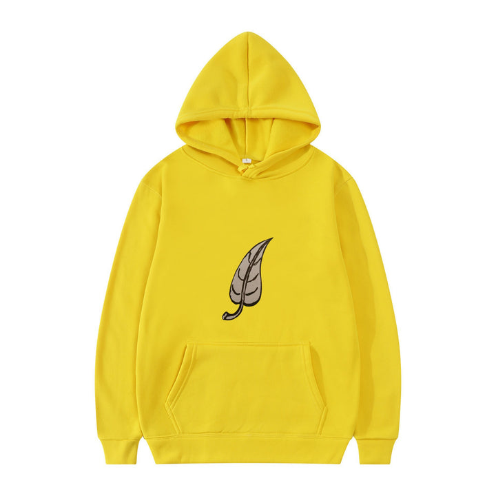 Women's hoodie with original leaf print Lisslune