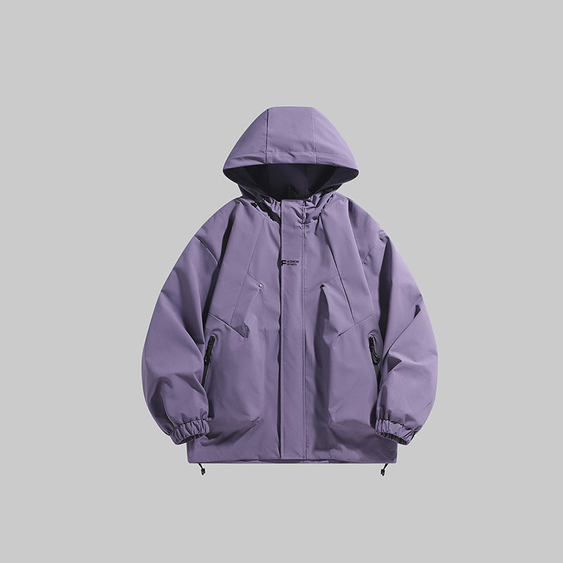 Men's multifunctional winter jacket with insulating fleece lining and adjustable hood Lisslune