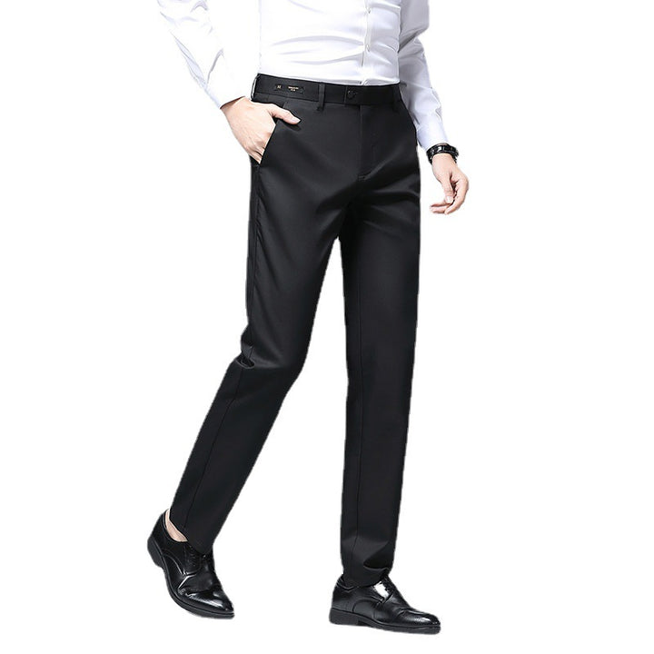 Men's Elegant Slim-Fit Suit Trousers Lisslune