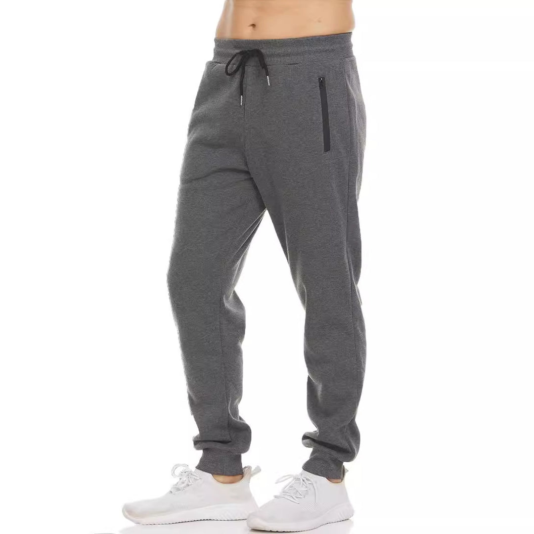 Men's Sporty Jogging Pants with Practical Pockets and Elastic Waistband Lisslune