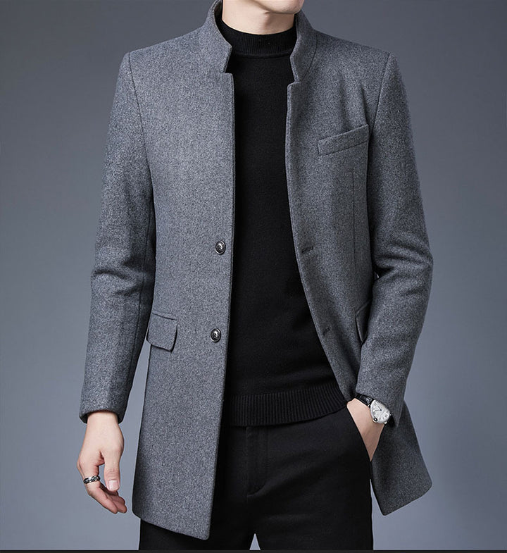 Men's elegant wool coat Lisslune