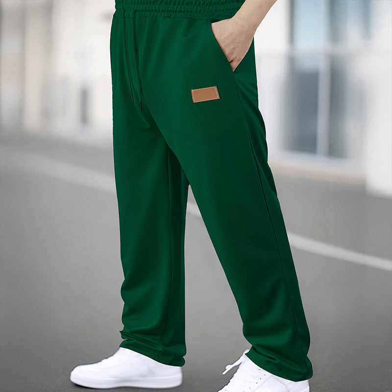 Men's Sporty Jogging Pants with Elastic Waistband and Practical Pockets Lisslune