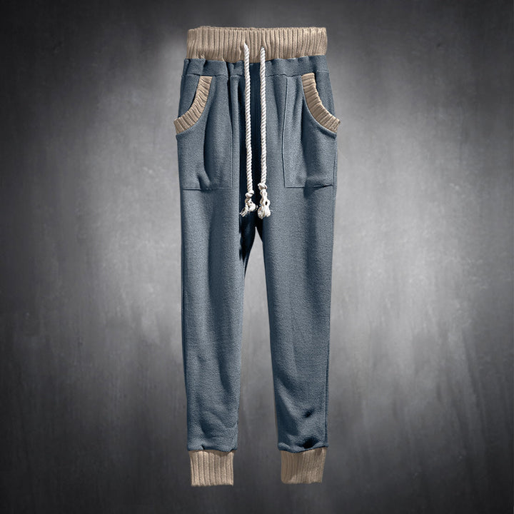 Men's comfortable casual jogging pants with side pockets and elastic waistband Lisslune