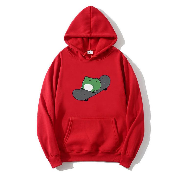 Women's hoodie with humorous frog design Lisslune