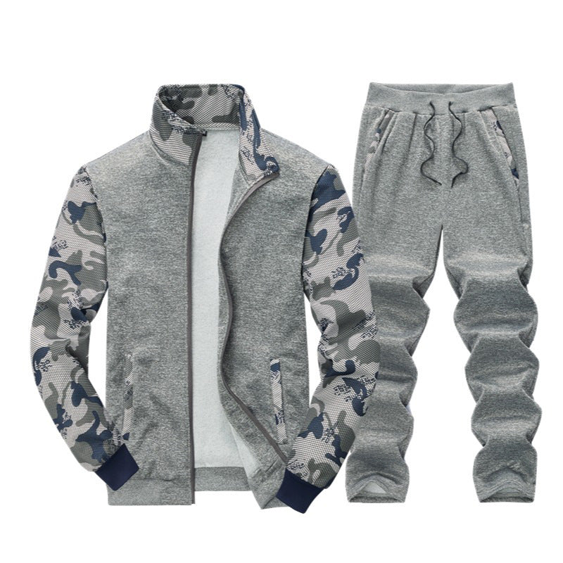 Men's Sporty Tracksuit Set with Functional Details Lisslune